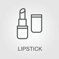 lápiz labial icono. De las mujeres cosas elemento. prima calidad gráfico diseño. señales símbolos recopilación, sencillo icono para sitios web, web diseño, móvil aplicación, informacion gráficos en blanco antecedentes vector