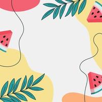 summer background with copy space vector