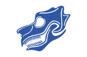 Blue Dragon Skull Ornament Tattoo png