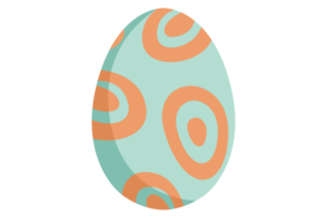 Easter Egg With Points Pattern png
