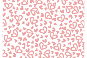 Pink Love Pattern Background Design png