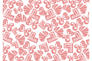 Rosa Liebe Muster Hintergrund Design png