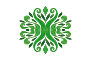 Green Plant Flora Ornament Border Design png