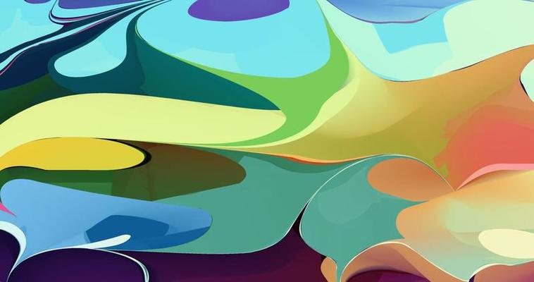 Minimalist design consisting of a fluid-like pattern with a holographic effect in various colors.Vector blue neon  hologram dreamy background.