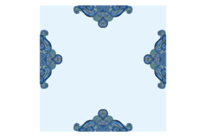 Platz Hintergrund mit Blau Wasser Welle Ornament Design png