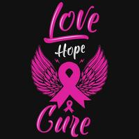 Brest cancer awareness tshirt design vector design