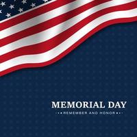 US Memorial Day vector illustration