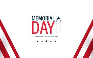 US Memorial Day vector illustration