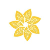 flower vector icon design