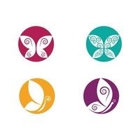 Beauty Butterfly icon design vector