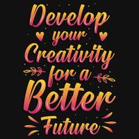 Typography tshirt design vector design