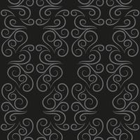 Seamless pattern, light linear pattern, monogram on a dark background. Design for banner, leaflet, print, poster, wallpaper, fabric. Abstract geometry. vector