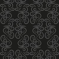 Seamless pattern, light linear pattern, monogram on a dark background. Design for banner, leaflet, print, poster, wallpaper, fabric. Abstract geometry. vector