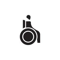 wheelchair sign vector for Icon Website, UI Essential, Symbol, Presentation