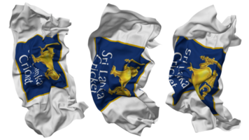 Sri Lanka Cricket Flag Waves Isolated in Different Styles with Bump Texture, 3D Rendering png