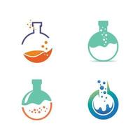 Lab icon template vector illustration