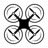 Drone quadcopter icon vector for graphic design, logo, website, social media, mobile app, UI illustration