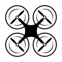 Drone quadcopter icon vector for graphic design, logo, website, social media, mobile app, UI illustration