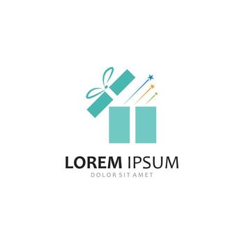 vector de icono de caja de regalo