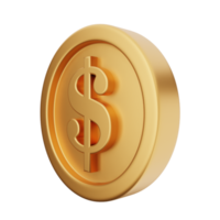 3d mynt guld dollar silver- brons png