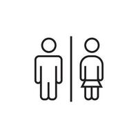 toilet sign vector for Icon Website, UI Essential, Symbol, Presentation