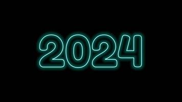 2024 negro pantalla video