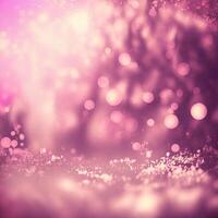 Abstract pink tone lights background. Blurred background. photo