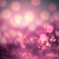 Abstract pink tone lights background. Blurred background. photo