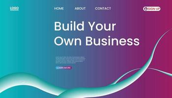 Build your own business vector