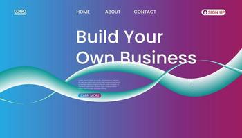 Build your own business vector