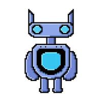 Vector 8-Bit modern illustration robot design