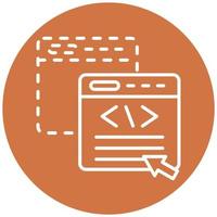 Drag and Drop Icon Style vector