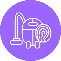 Biometric Vacuum Icon Style vector