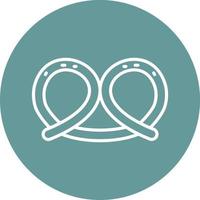 Pretzel Icon Style vector