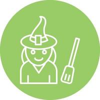 Witch Icon Style vector