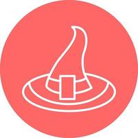 Witch Hat Icon Style vector