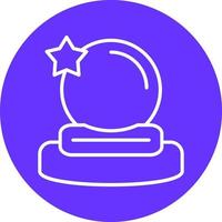 Crystal Ball Icon Style vector