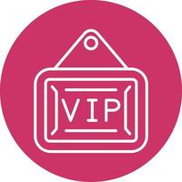 VIP Zone Icon Style vector