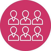 Lineup Icon Style vector
