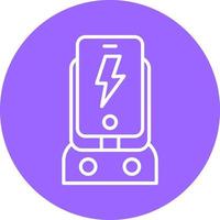 Charging Stand Icon Style vector