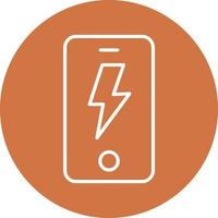 Wireless Charging Icon Style vector