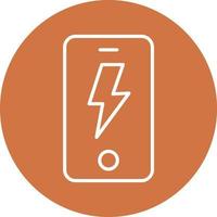 Wireless Charging Icon Style vector