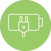 Charge Battery Icon Style vector