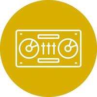 DJ Decks Icon Style vector