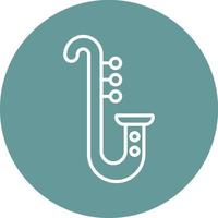 Saxophone Icon Style vector