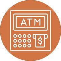 Atm Icon Style vector