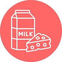 Dairy Item Icon Style vector