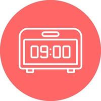 Digital Clock Icon Style vector