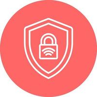 Smart Lock Icon Style vector