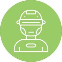 Cyborg Icon Style vector